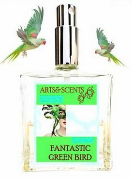 Fantastic Green Bird